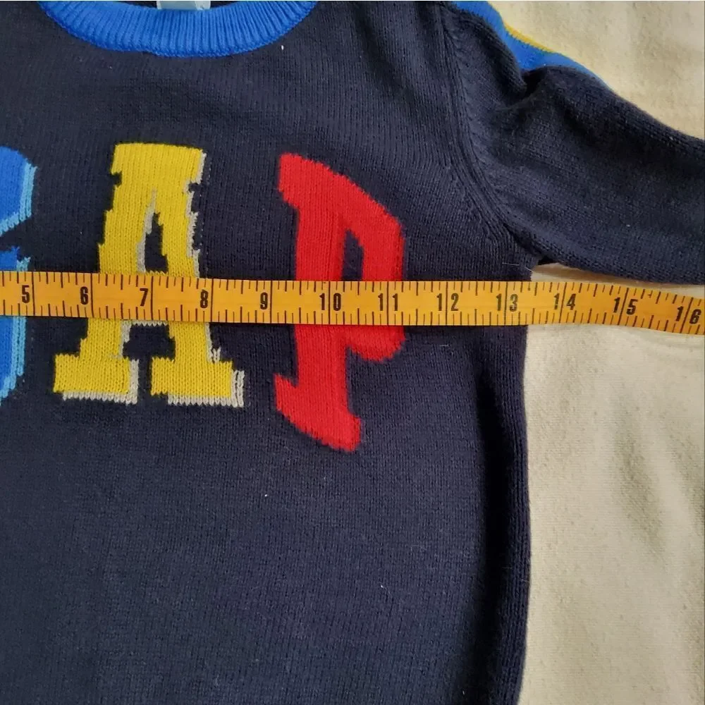 Baby Gap Logo Knit Sweater Size 4T